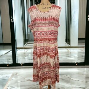 CW Classics New Smocked Boho Dress Size 2X Maxi NWOT